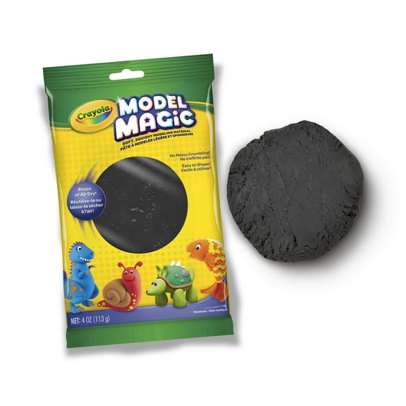 Crayola Black Model Magic Modeling Material, 4 ounces