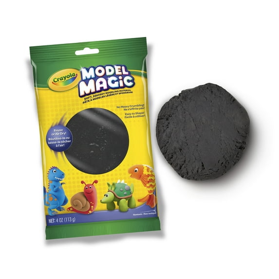 Crayola Black Model Magic Modeling Material, 4 ounces