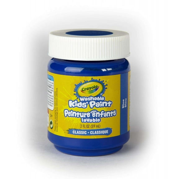 Crayola Blue Washable Kids Paint Pots, 2 Oz., Craft Projects