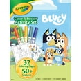 thumbnail image 1 of Crayola Bluey Color and Sticker Activity Set, 32 Coloring Pages with 5 Markers, Art Set, Travel & Screen Free Activity, Gift for Kids, Ages 3, 4, 5, 6, 1 of 6