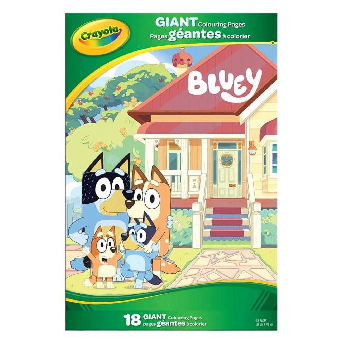 Crayola 30396070 Bluey Giant Colouring Foldalope - 18 Pages - Walmart.com