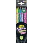 Crayola Bold and Bright Twistables Colored Pencils, 12 Count, Back to School Supplies, Child