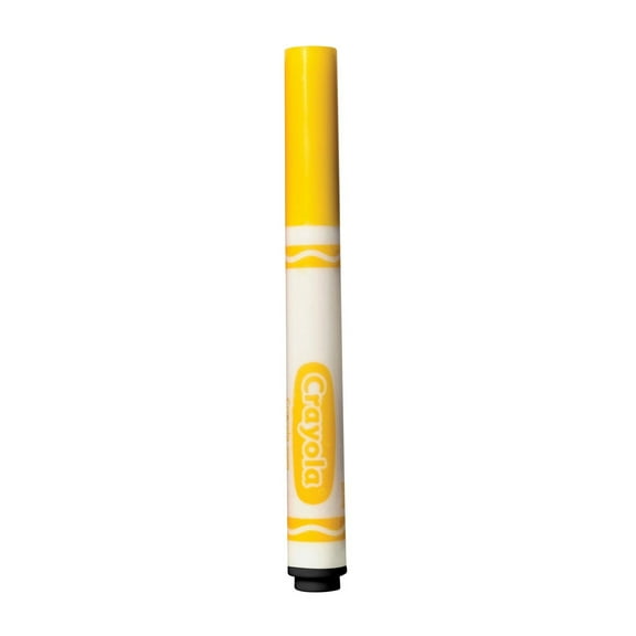 Crayola Replacement Non-Toxic Marker Pack, Conical Tip, Yellow, Pack of 12
