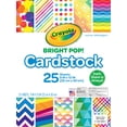 thumbnail image 1 of Crayola Cardstock 25/Pkg-Bright Pop, 1 of 3