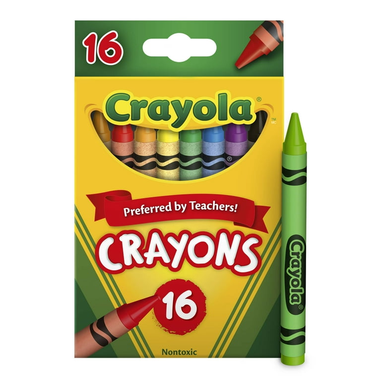 Crayola Classic Crayons, 16 Ct, Back to School Supplies for Kids 