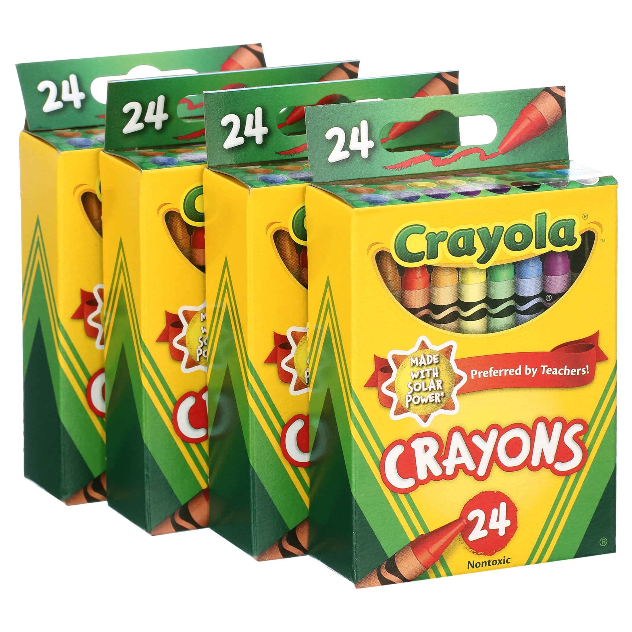 Crayola Classic Color Pack Crayons, 24 Count, (Pack of 4)