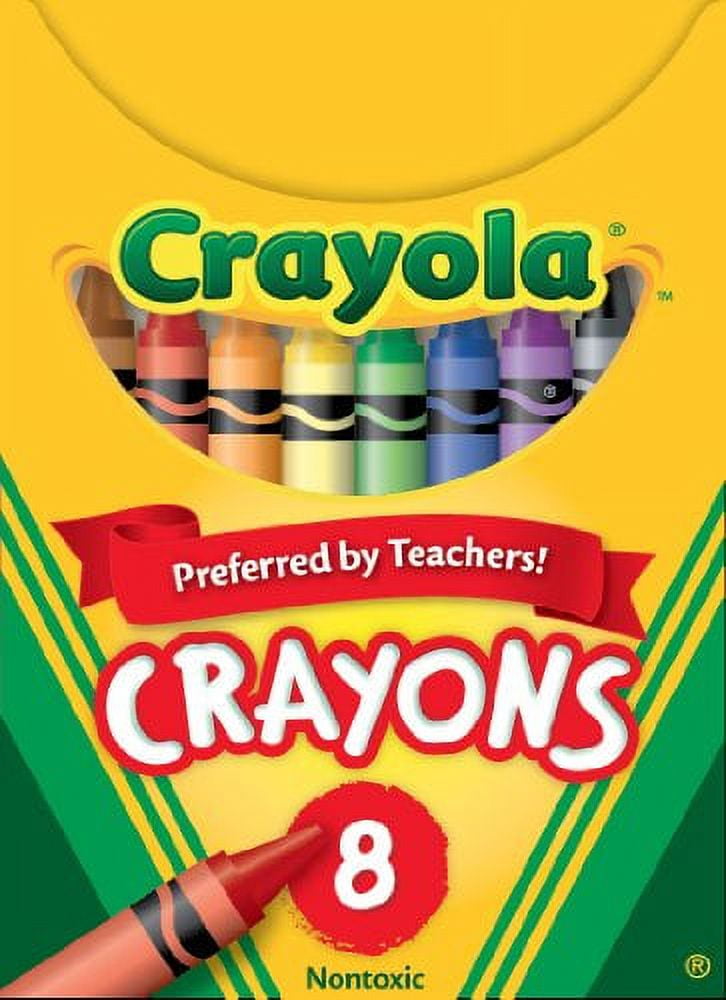 Large Crayons, Tuck Box, 8 Colors Per Box, 12 Boxes - Bed Bath & Beyond -  31225880