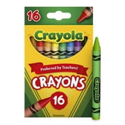 Crayola Classic Crayons, 16 Ct, Back to School Supplies for Kids, Art Supplies