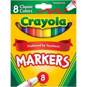 Crayola Classic Markers, Broad Line 8 ea