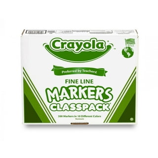  Crayola Broad Line Markers Classpack (256 Ct), Bulk School  Supplies For Teachers, Kids Markers For School, Classroom Supplies : Toys &  Games