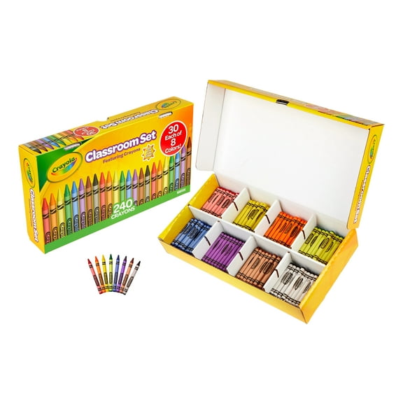 Crayon Classroom Set, 4PK