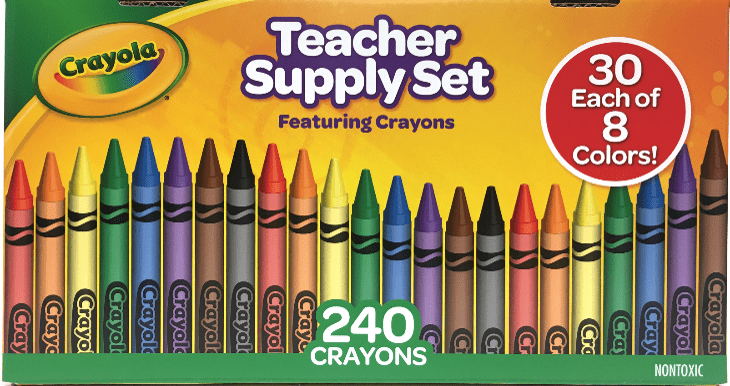Crayon Classroom Set, 4PK