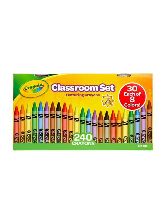 Crayola Classroom Set Crayons, 240 Ct, Teacher Supplies & Gifts, Classroom Supplies, Assorted Colors
