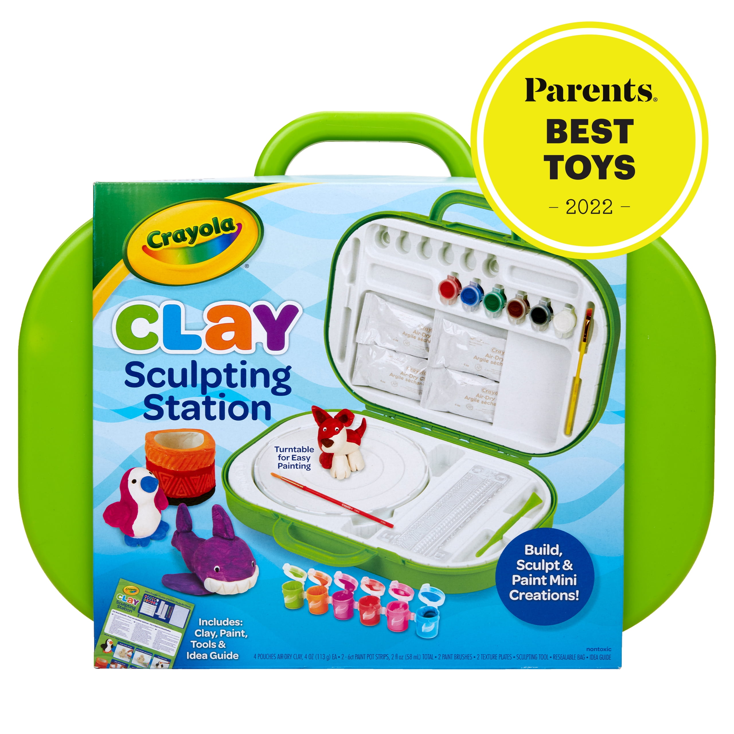 Crayola Clay Sculpting Station, Compounds Art Set, Toys for Girls