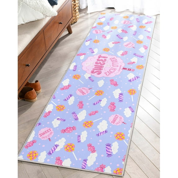 Crayola Collection By Well Woven Be Sweet Lilac 2'3" x 7'3" Runner Rug