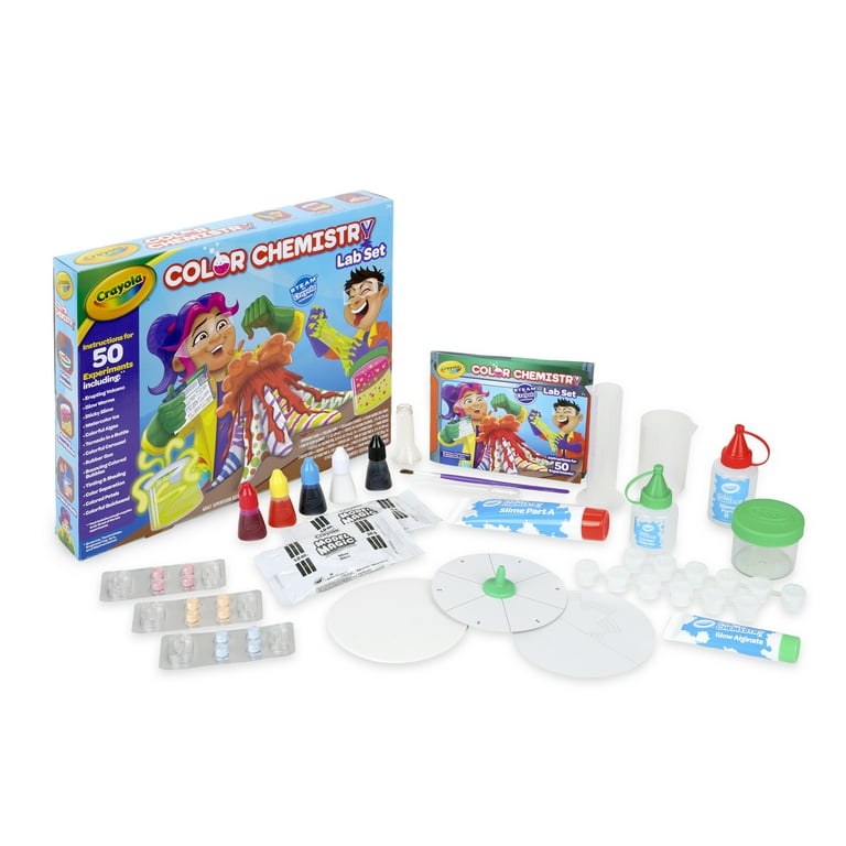 Crayola Color Chemistry Set for Kids over 50 STEAM STEM Activities Educational Toy Gift for Child Walmart