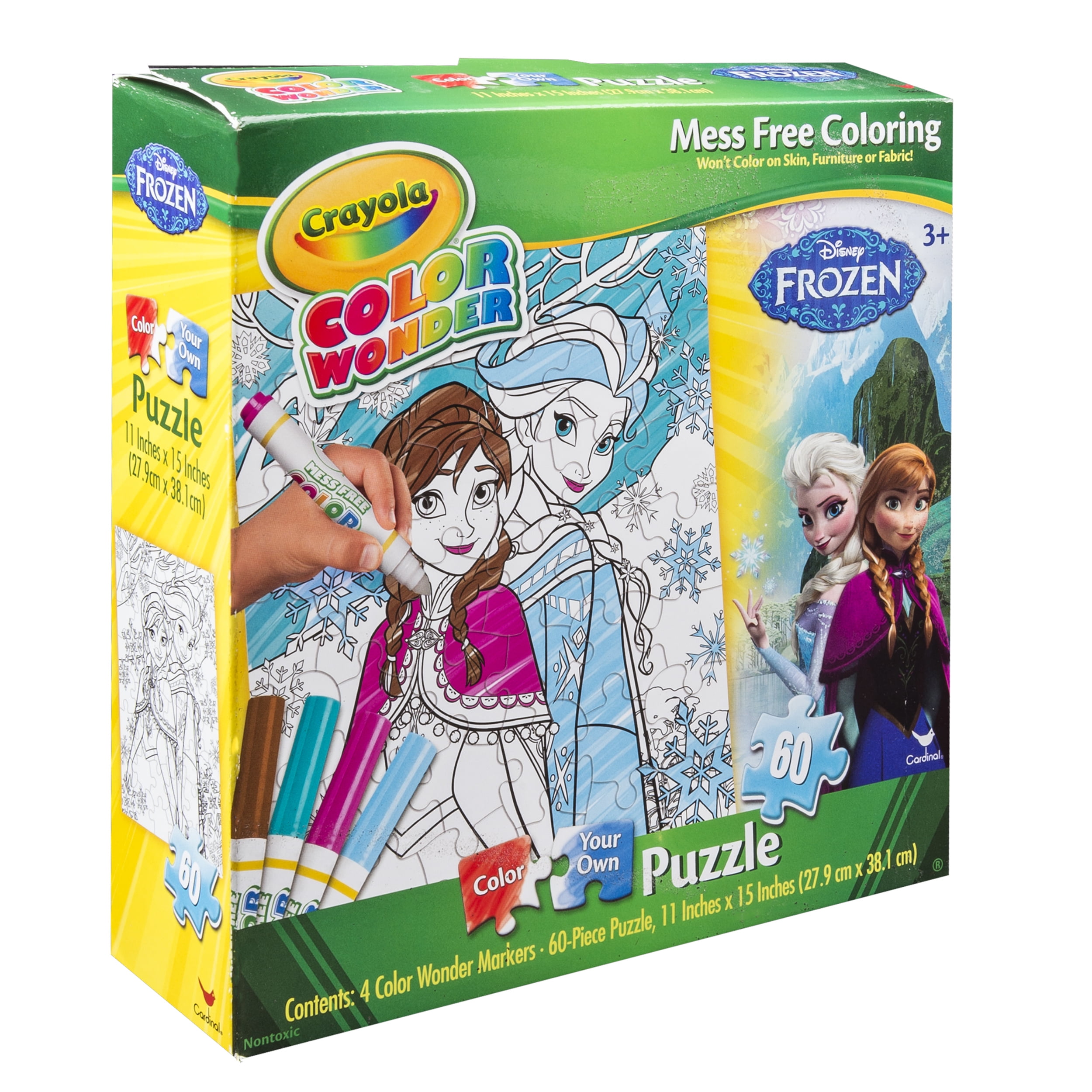 Crayola Color Wonder Frozen Color Your Own 60 Piece Puzzle - Walmart.com