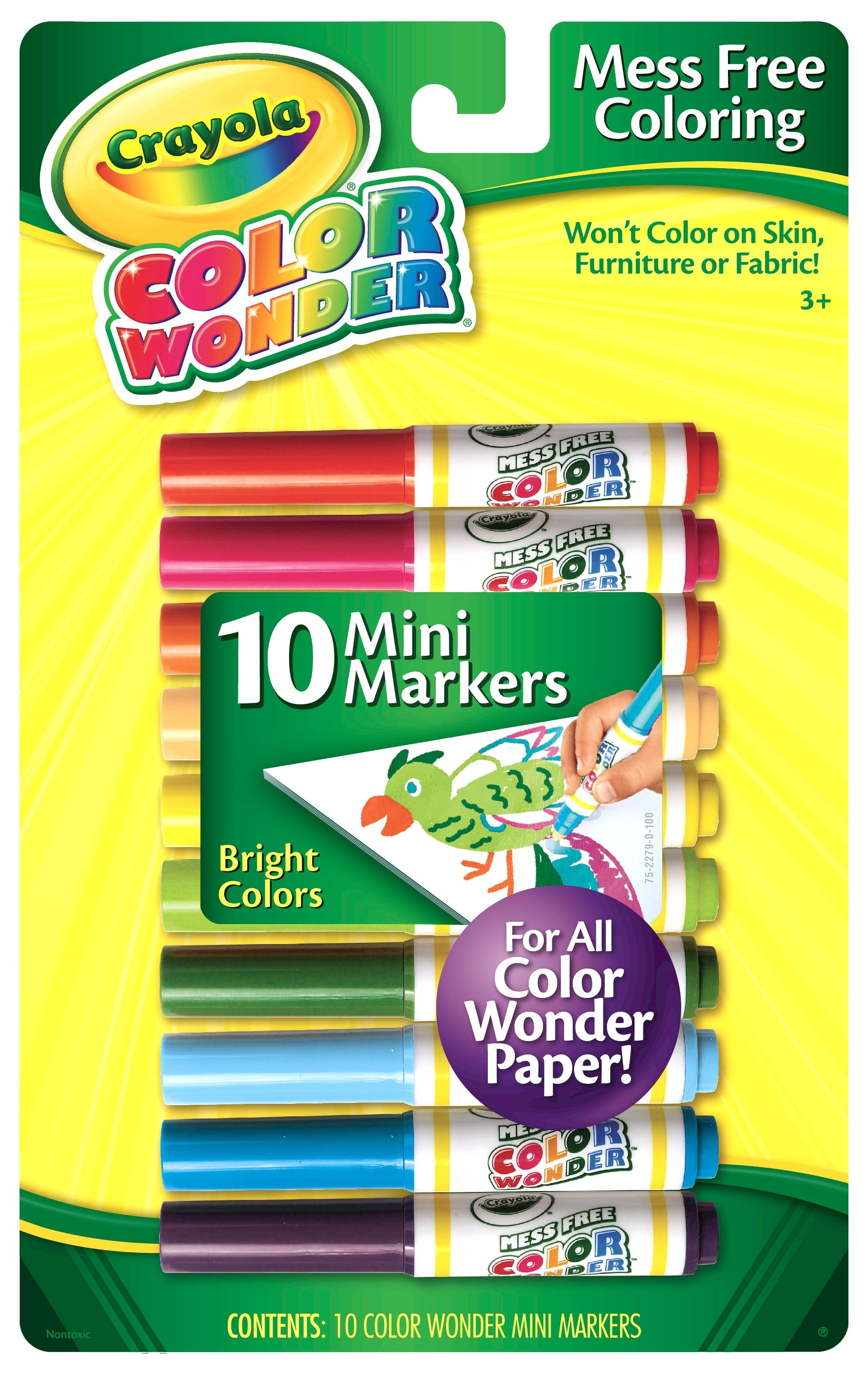 Crayola Color Wonder Mess Free Bright Mini Markers