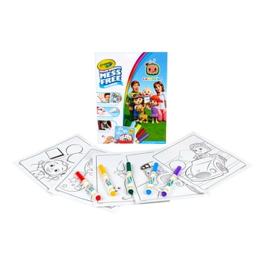 Crayola Color Wonder Mess Free Cocomelon Coloring Set, Gifts for Beginner Unisex Child