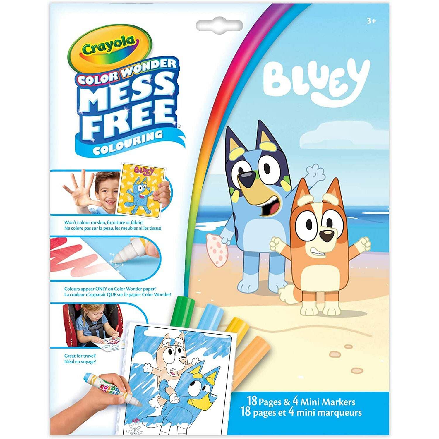Crayola Color Wonder Mess-Free Colouring Pages & Mini Markers - Bluey ...