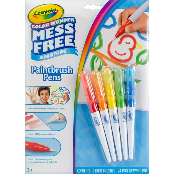 Crayola Color Wonder Mess Free Paintbrush Pens-
