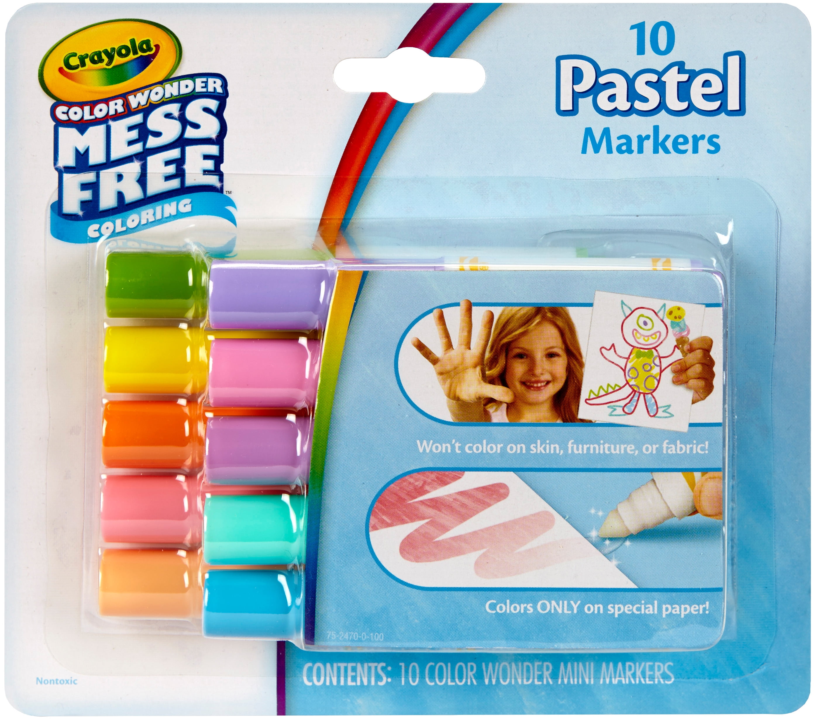 Crayola Color Wonder Markers, Mini, School Supplies