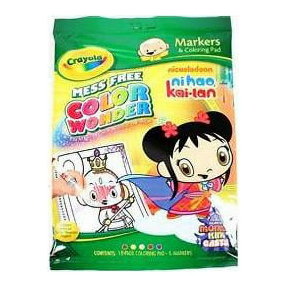 Crayola Color Wonder Nick Ni Hao Kai Lan Coloring Pad And Markers
