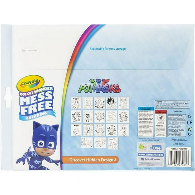 Crayola Color Wonder PJ Masks Foldalope - Walmart.com