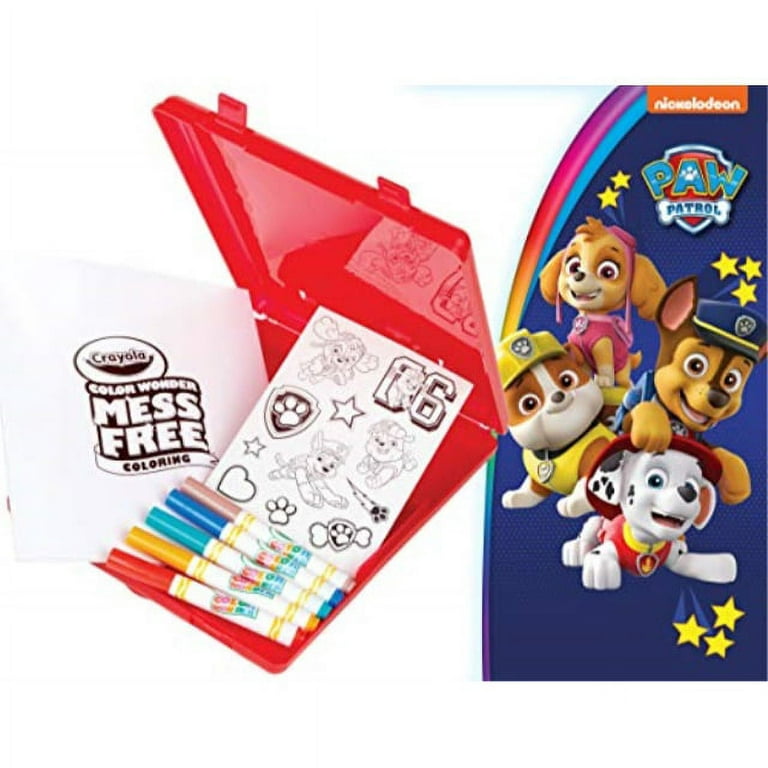 Crayola Color Wonder, Paw Patrol Coloring Book, Travel Coloring Kit, Gift  for Kids 3, 4, 5, 6 Travel Set 