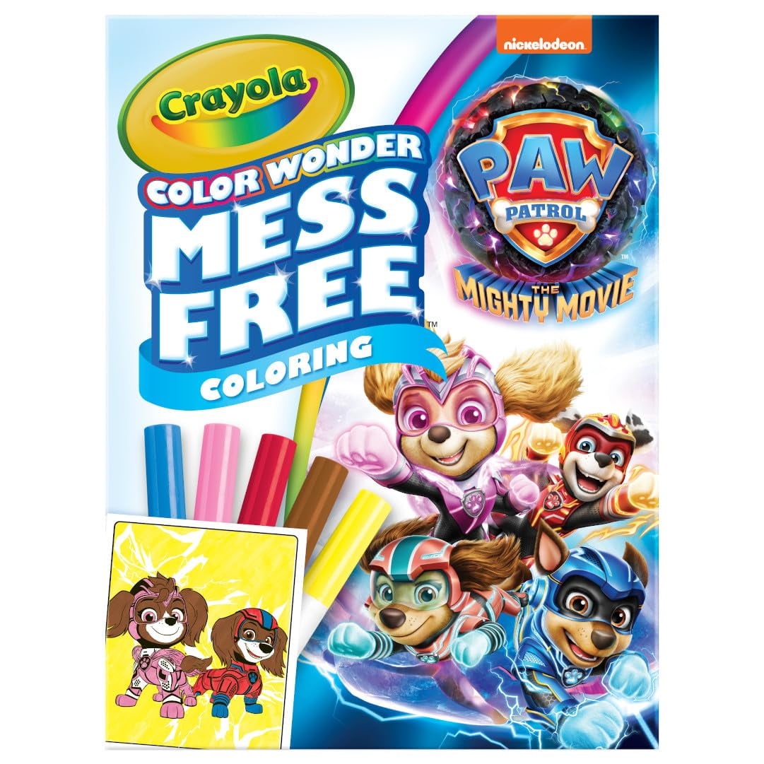 Crayola Color Wonder Paw Patrol, Mess Free Coloring Pages & Markers