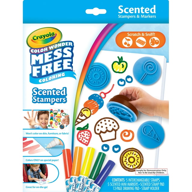 Crayola Color Wonder Scented Stampers & Markers Set