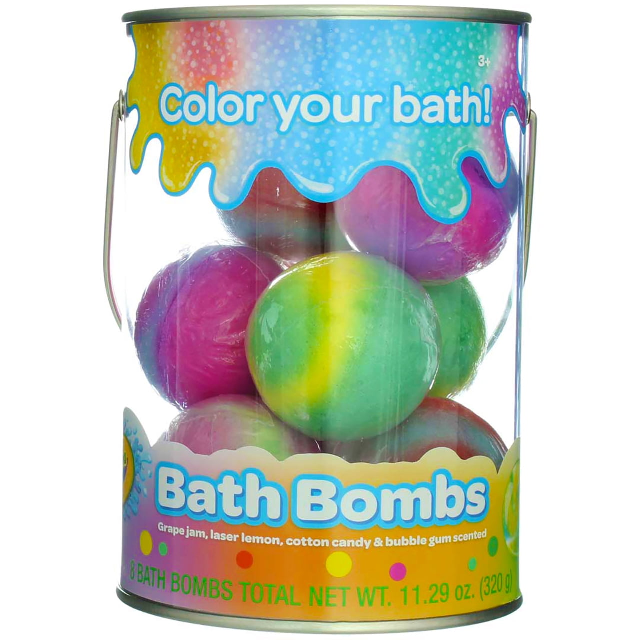 Crayola Color Your Bath Bucket Bath Bomb, 11.29 oz (Pack of 3