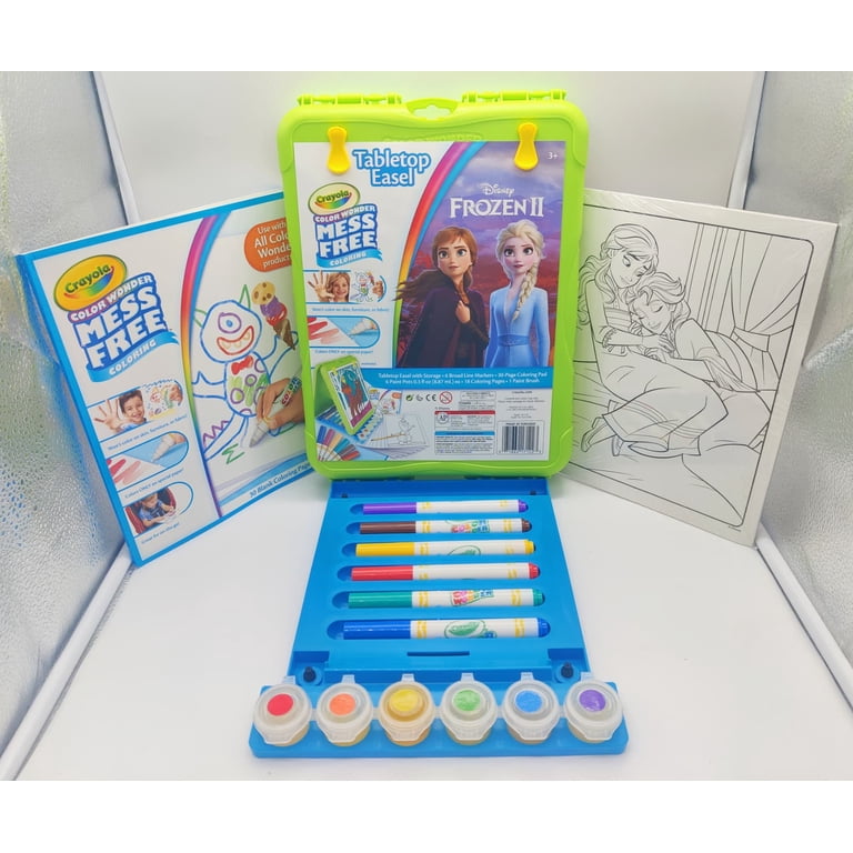 Crayola Frozen 2 Art Set: Color Wonder Travel Easel, Mess Free