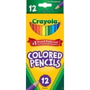 Crayola Colored Pencil Set, 12 Ct, Back to School Supplies for Kids, Classroom Supplies, Teacher Gift