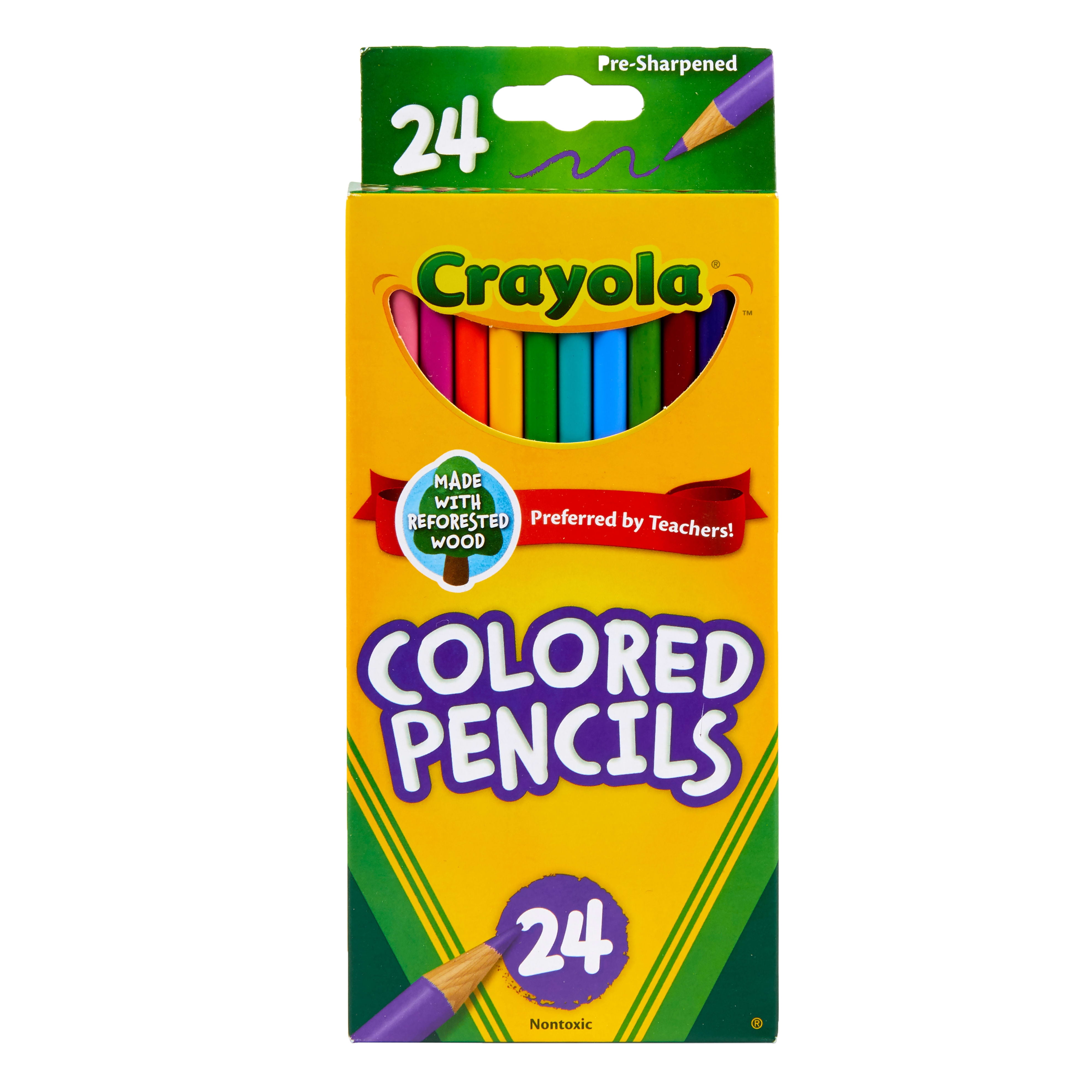 Crayola Colored Pencil Set, 24Colors