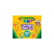 Crayola Colored Pencil Set, Colors of the World, 150 Ct, Back to School Supplies, Coloring Gifts for Kids, Ages 5+