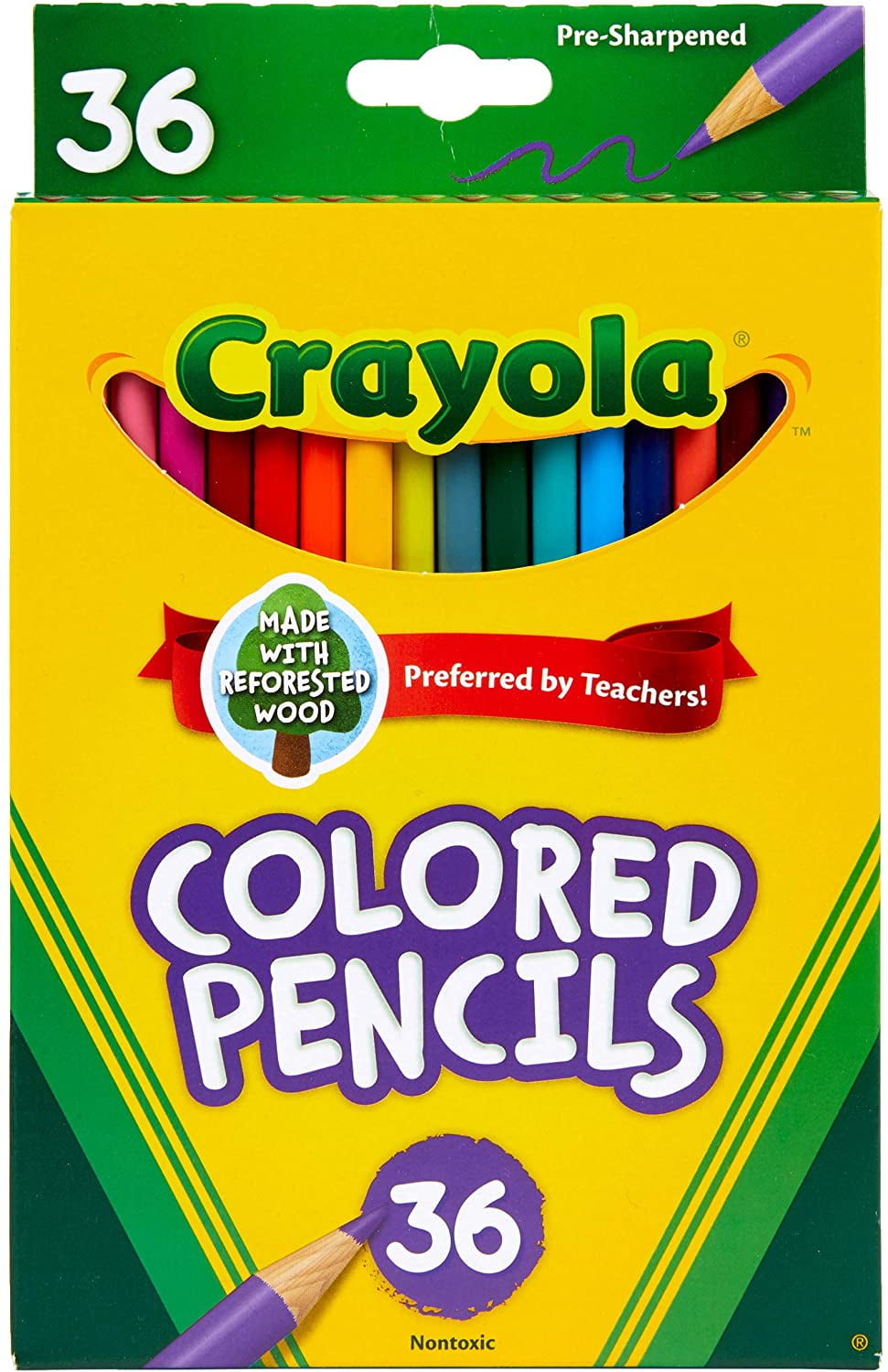 Crayola Erasable Colored Pencils, 36 Count, Art Tools, Stocking Stuffers,  Gifts, Ages 4, 5, 6, 7