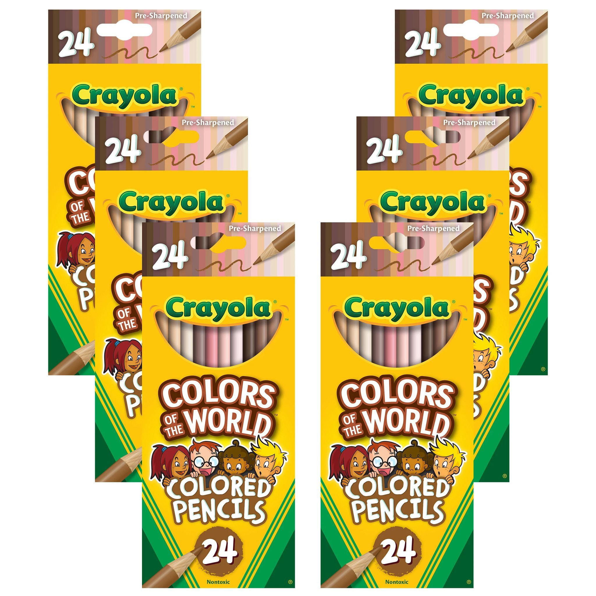 Crayola Full-Size Coloured Pencils, 24 Pack