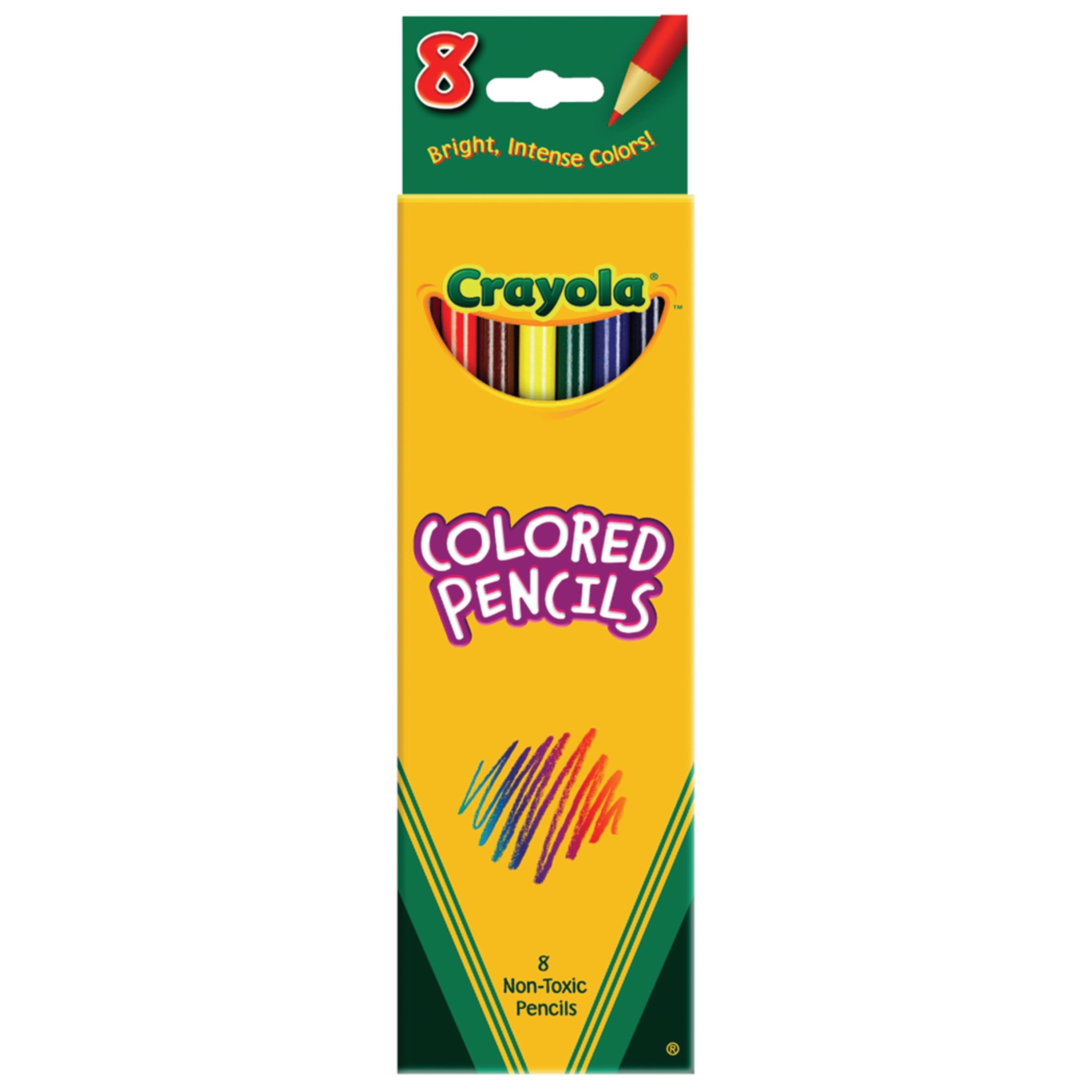 Crayola Pre-Sharpened Colored Pencils, Assorted Colors, 8 Count