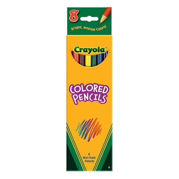 Crayola Colored Pencils 8Ct - Basic Supplies - 8 Pieces