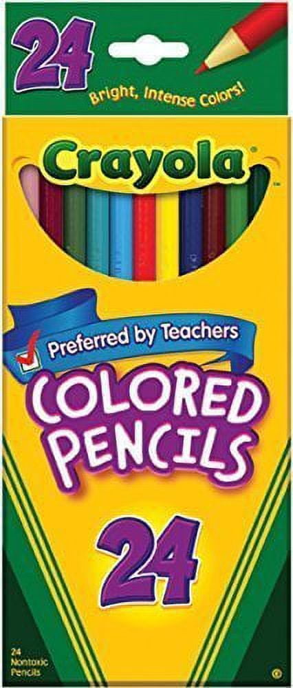 Crayola Colored Pencils, Assorted Colors 24 ea ( Pack of 12)