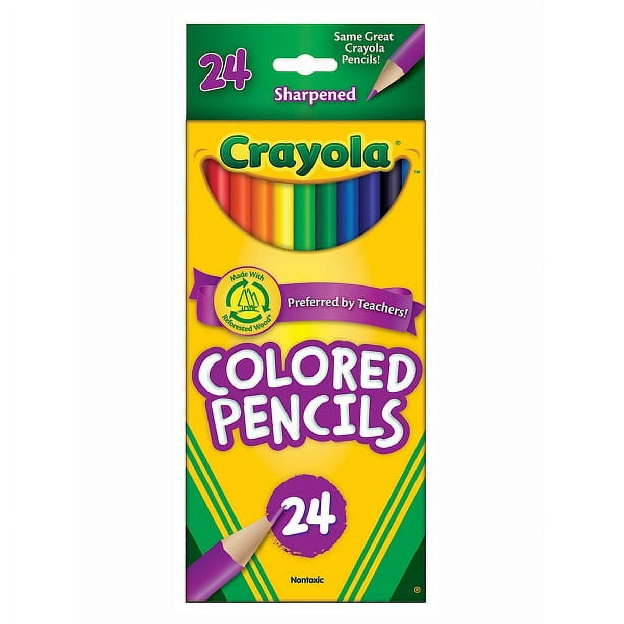 Crayola Colored Pencils Box Of 24 (Pack Of 4)