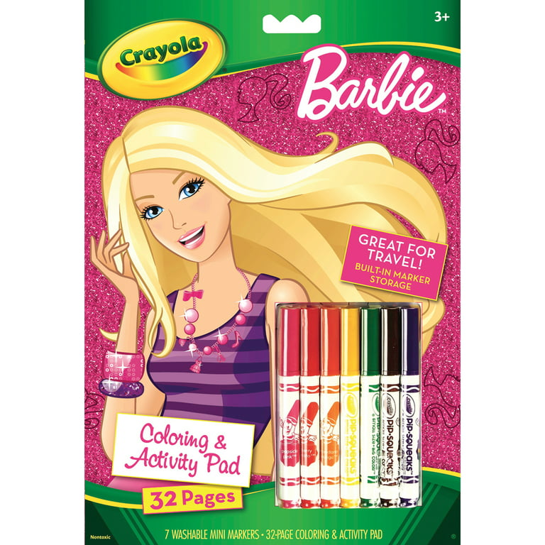 Crayola Coloring & Activity Pad W/Markers-Barbie 
