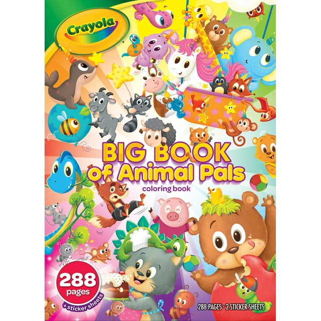 Crayola Coloring Book-Big Book Of Pals, 288 Pages - Walmart.com