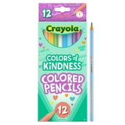 Crayola Colors of Kindness Colored Pencils, School Supplies, 12 Ct, Beginner Child