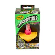 Crayola Colourwhirls, 1 Ct Neon, Spin Art Toy with Washable Marker, Competition Game, Coloring Gifts for Kids Ages 6, 7, 8, 9