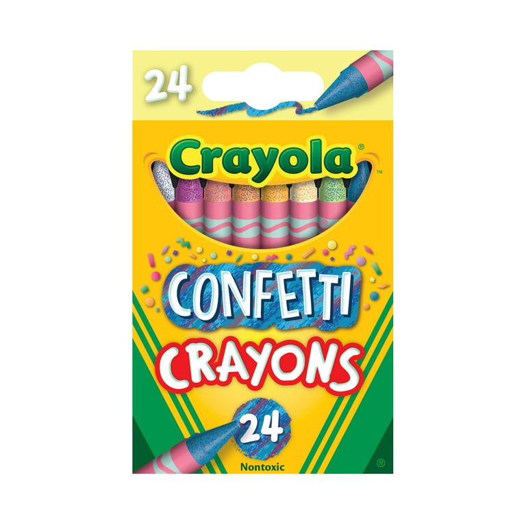 Crayola Wax Coloured Crayons - 24 Pack. Home, School, Arts & Crafts,  Pictures.