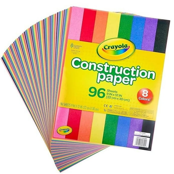 Crayola Construction Paper 96 Sheets Case of 12CT 12