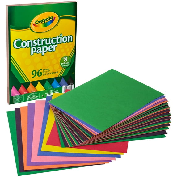 Crayola Construction Paper Pad 9"X12" 96 Sheets-Multipack Of 24