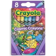 Crayola Cosmic Crayons, 8-Pack Bold Colors with Cosmic Infusion, Non-Toxic, Made in USA